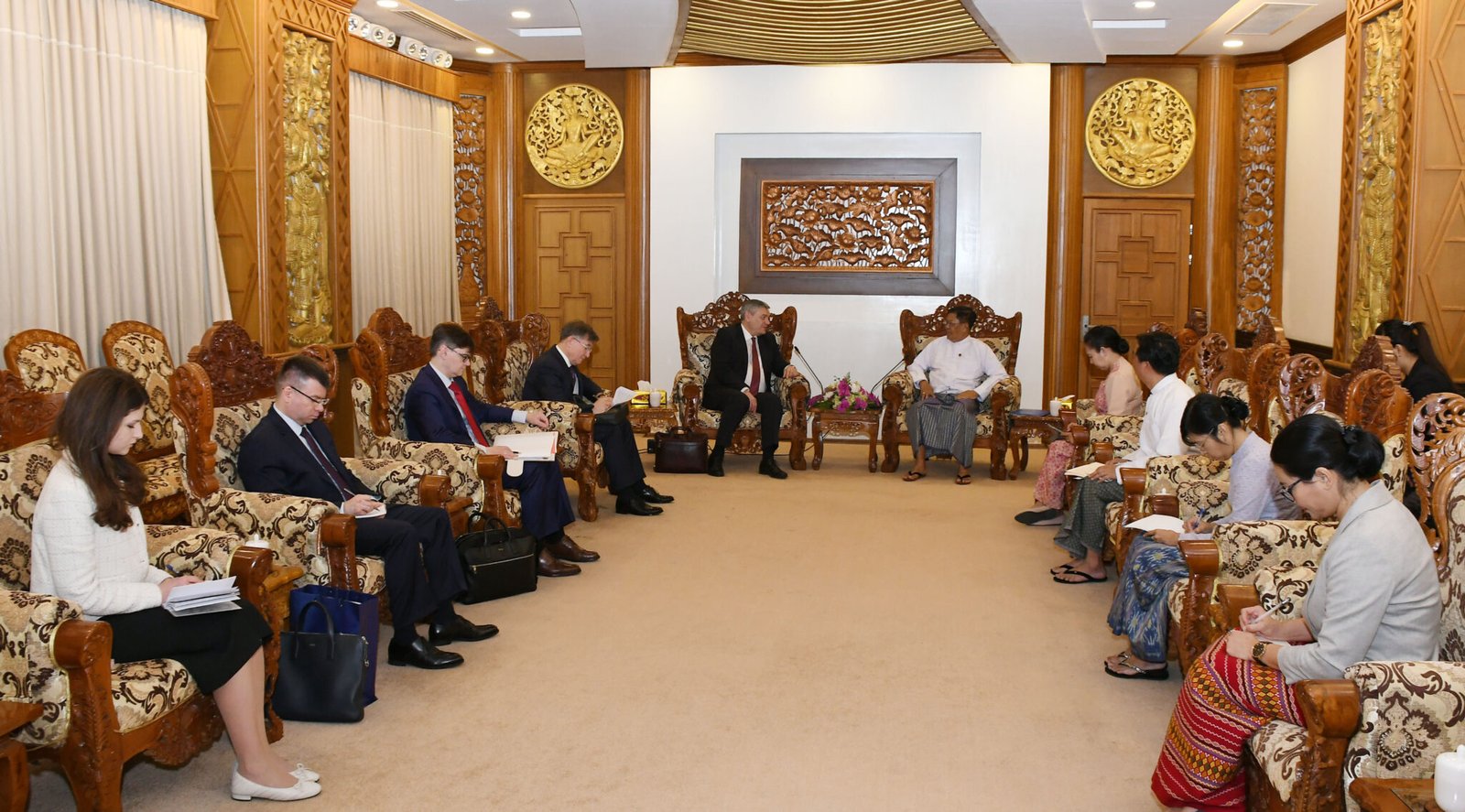 Minister and Union Minister for Foreign Affairs of Myanmar receives ...